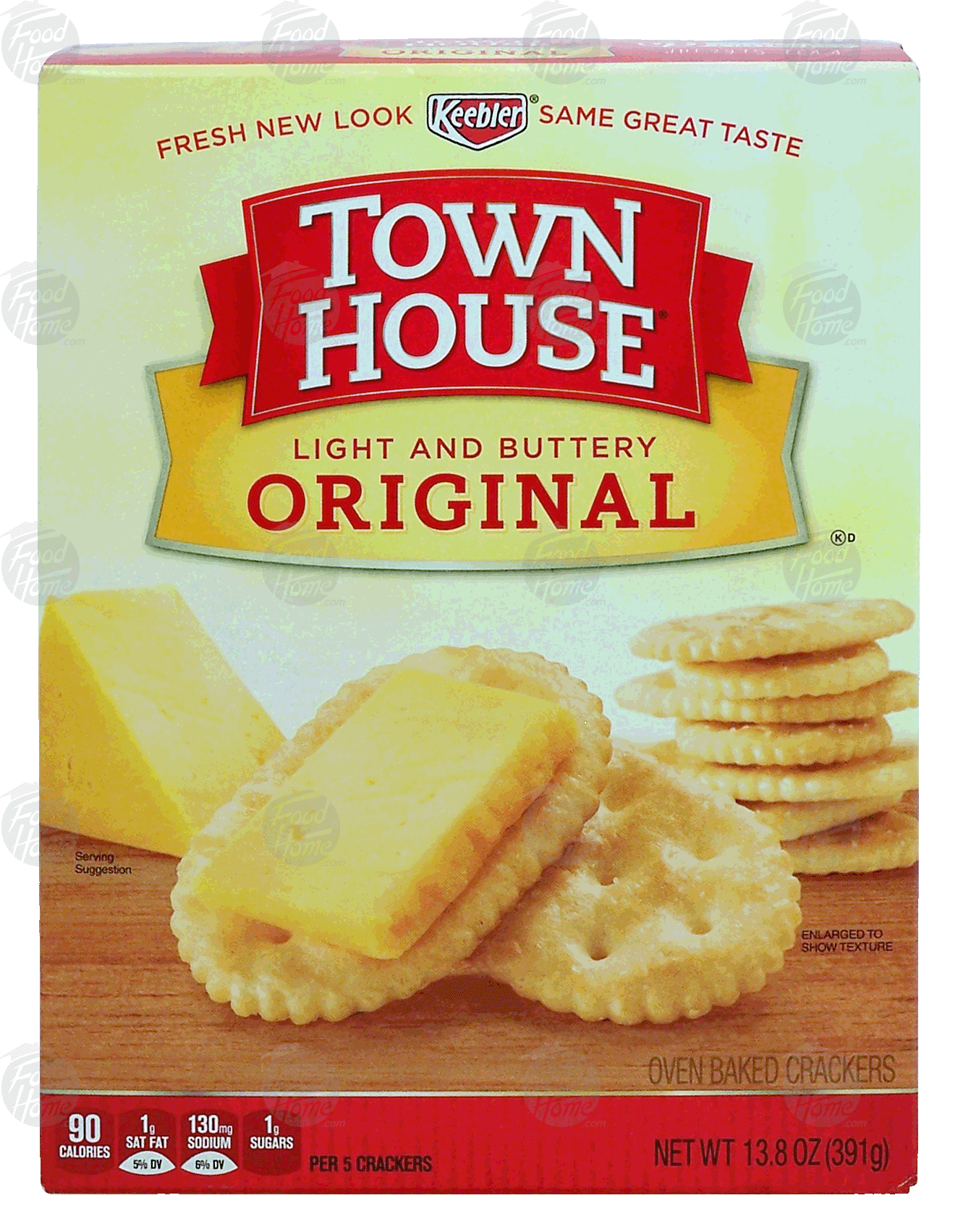 Keebler Town House original, light and buttery oven baked crackers Full-Size Picture